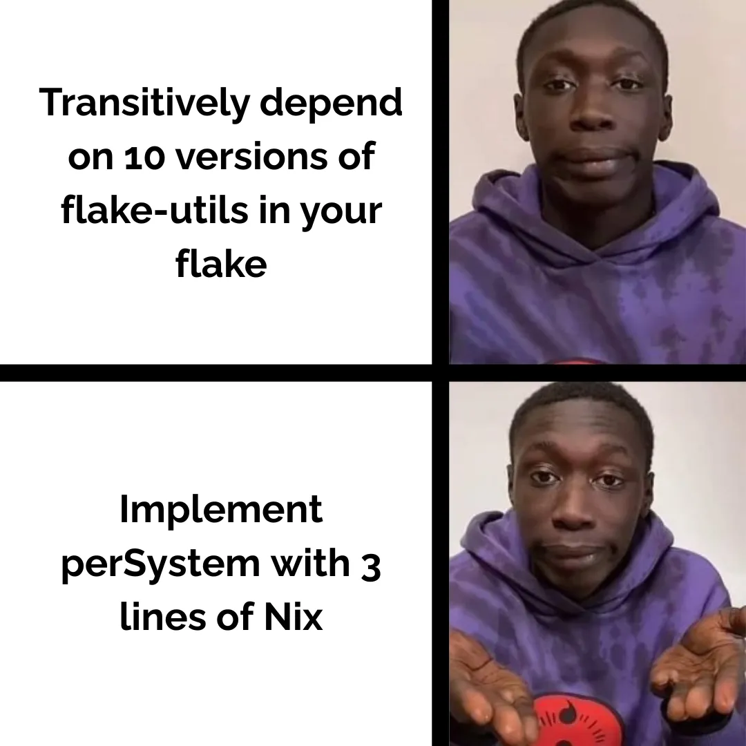 1000 instances of flake-utils